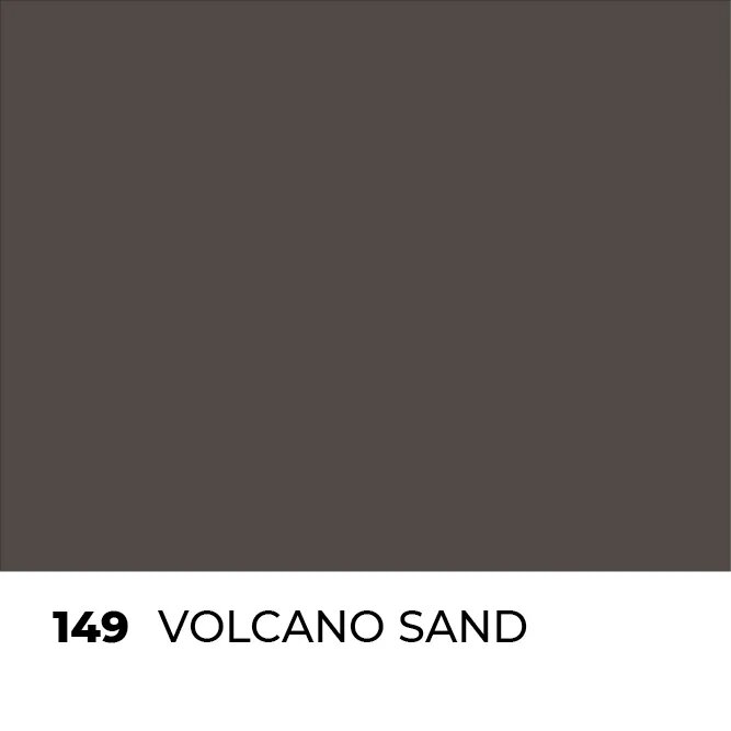 Mapei Ultracolour Plus grout swatch in volcano sand dark brown solid color labeled 149 for tile and stone joints