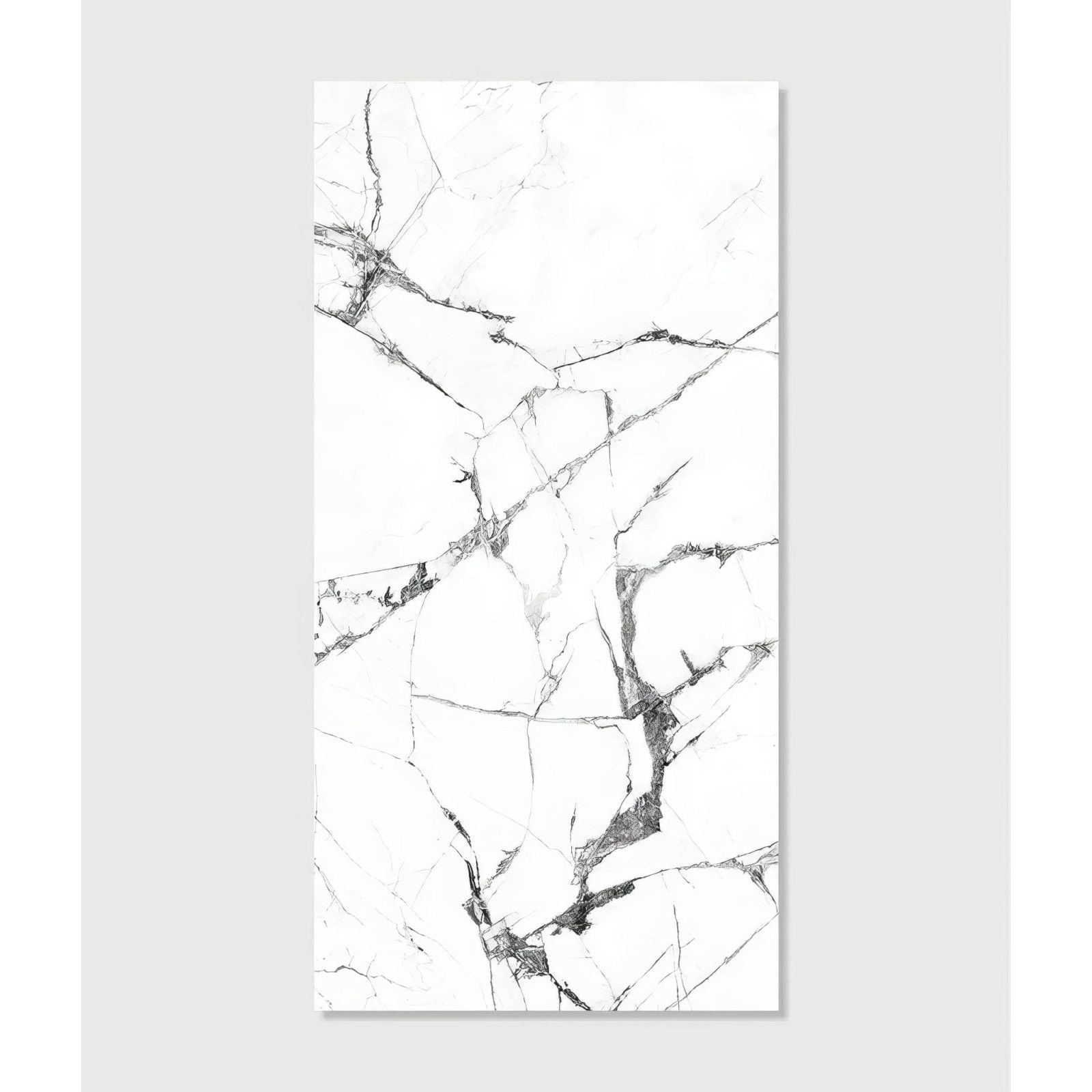 Marble Luxe Porcelain Iceberg in a bathroom setting