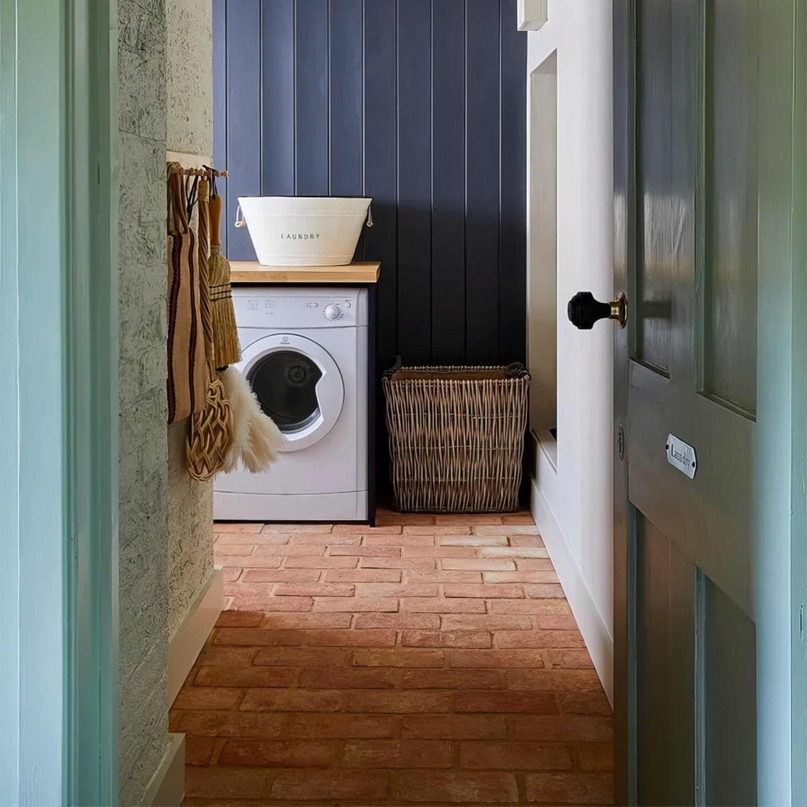 Marlborough Terracotta Brick in a kitchen setting