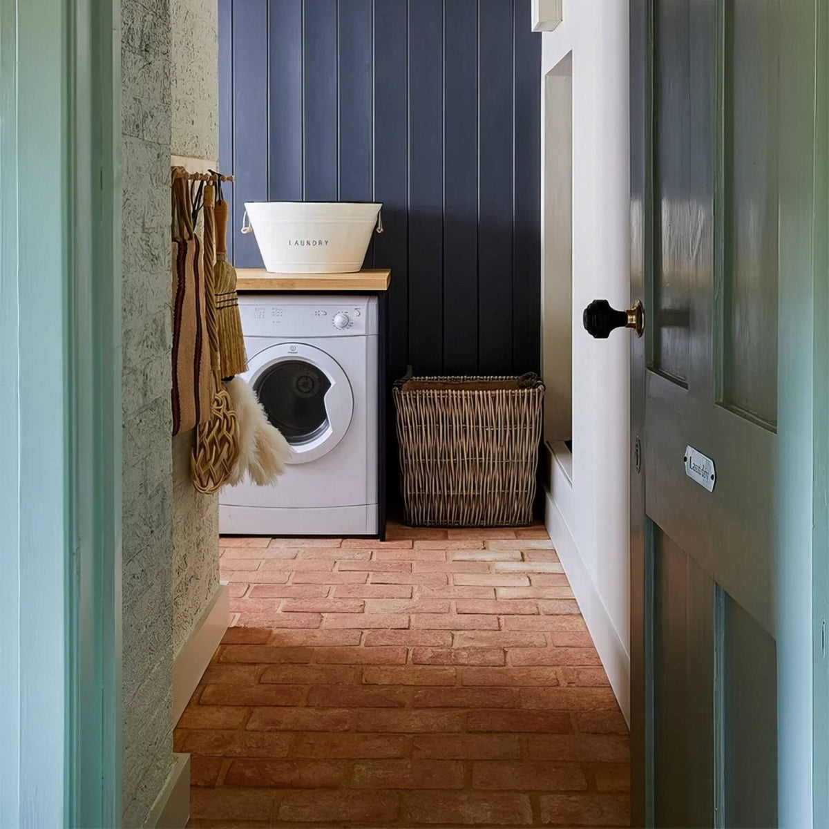 Marlborough Terracotta Brick in a kitchen setting