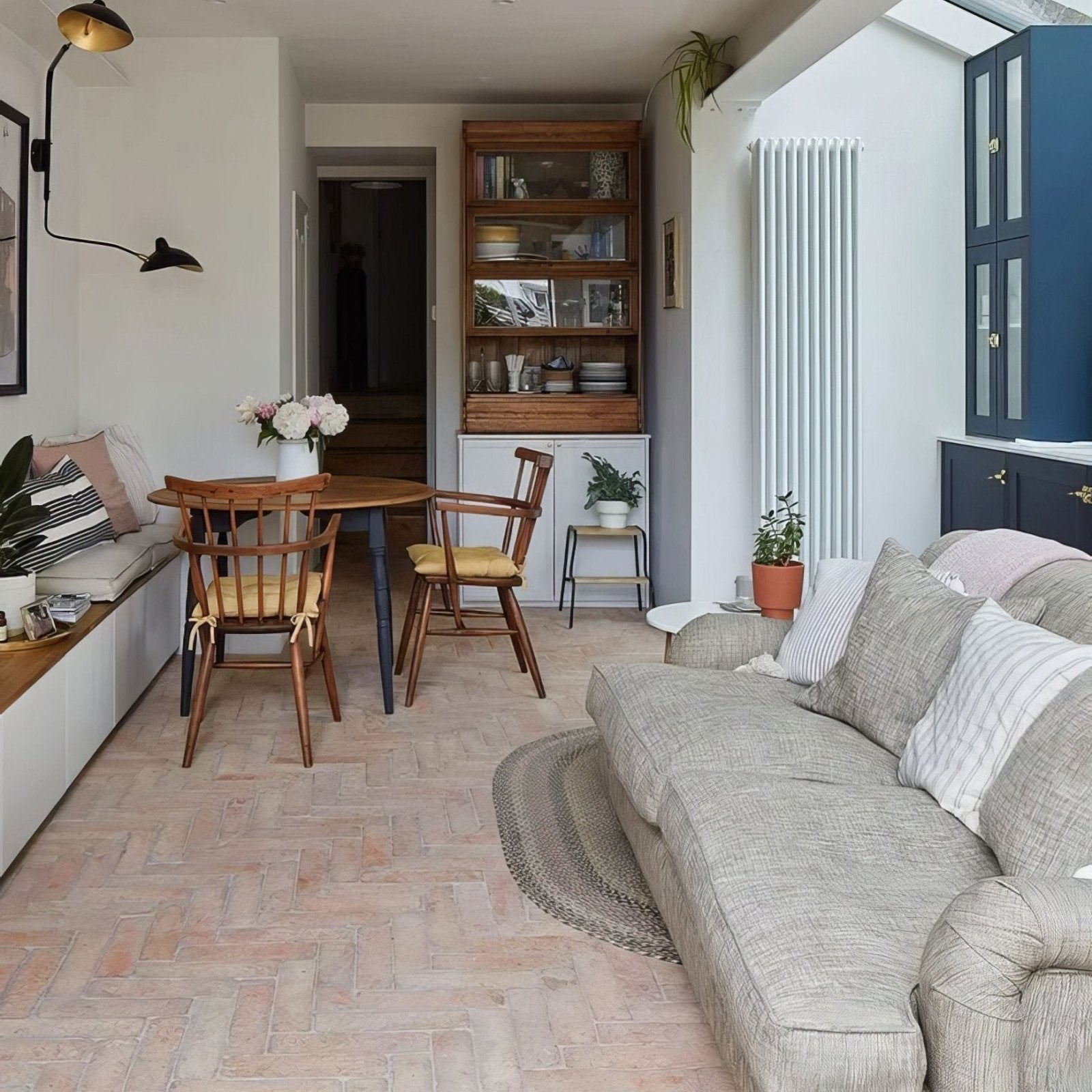 Marlborough Terracotta Parquet in a kitchen setting