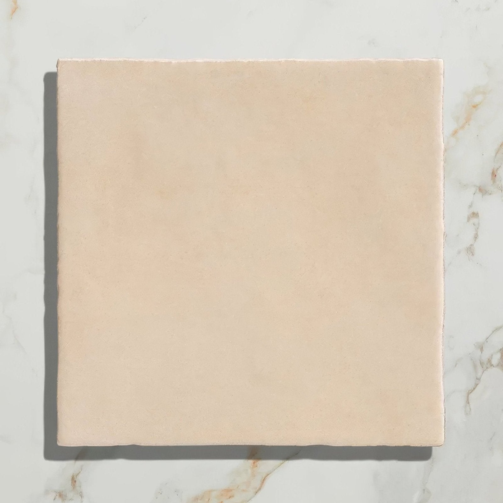 Beige maroc ceramic square tile with a matte finish made of durable ceramic material for versatile use
