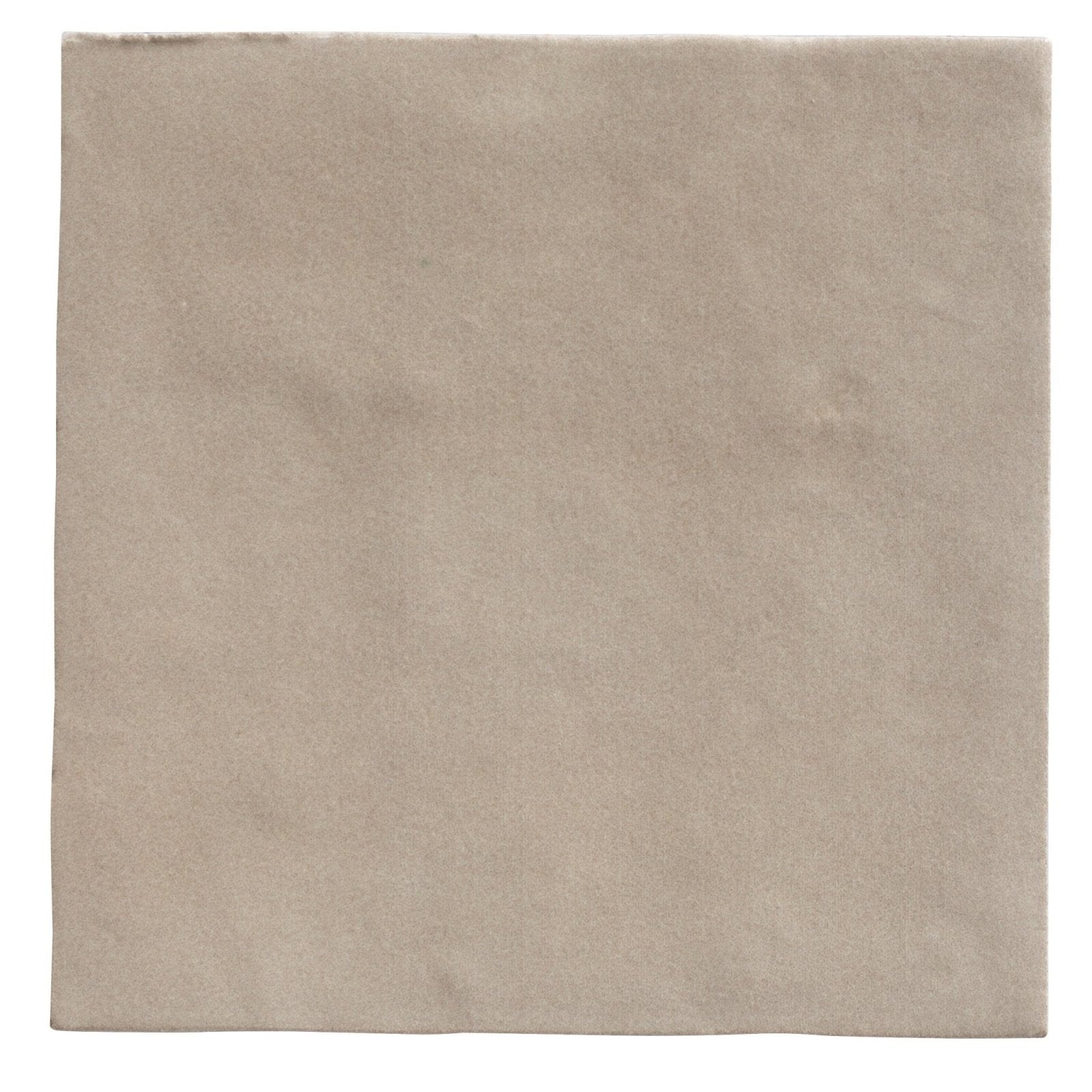 Beige maroc ceramic wool square tile with a matte slightly textured surface perfect for stylish flooring or walls