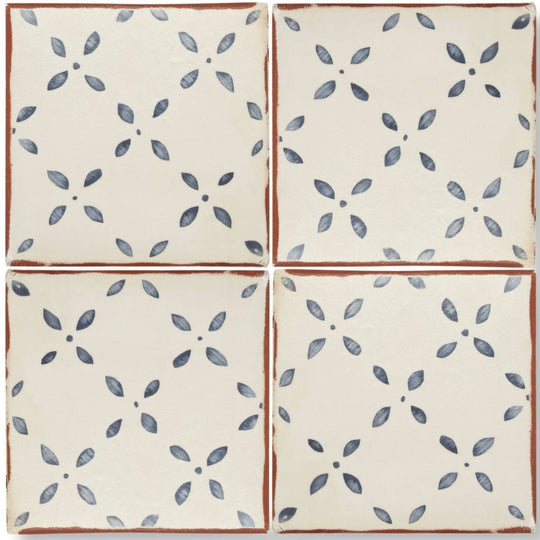 Marrakech El Hara Patterned Terracotta Tile - alternate view