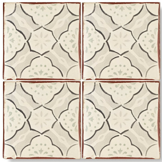 Marrakech Menara Patterned Terracotta Tile - alternate view