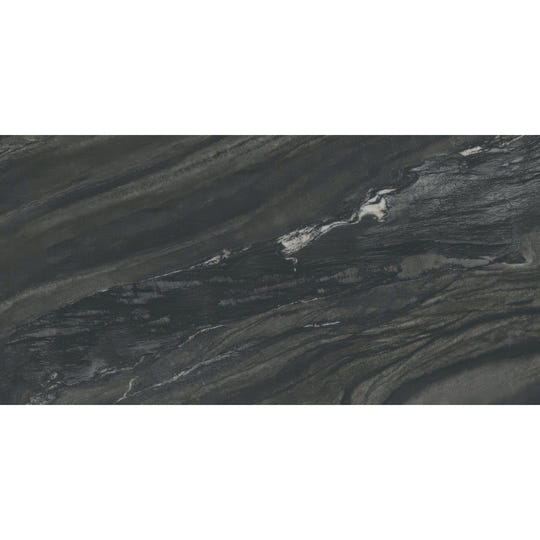 Marvel Diva Black Tempest Velvet Wall Tile 60x120cm - alternate view