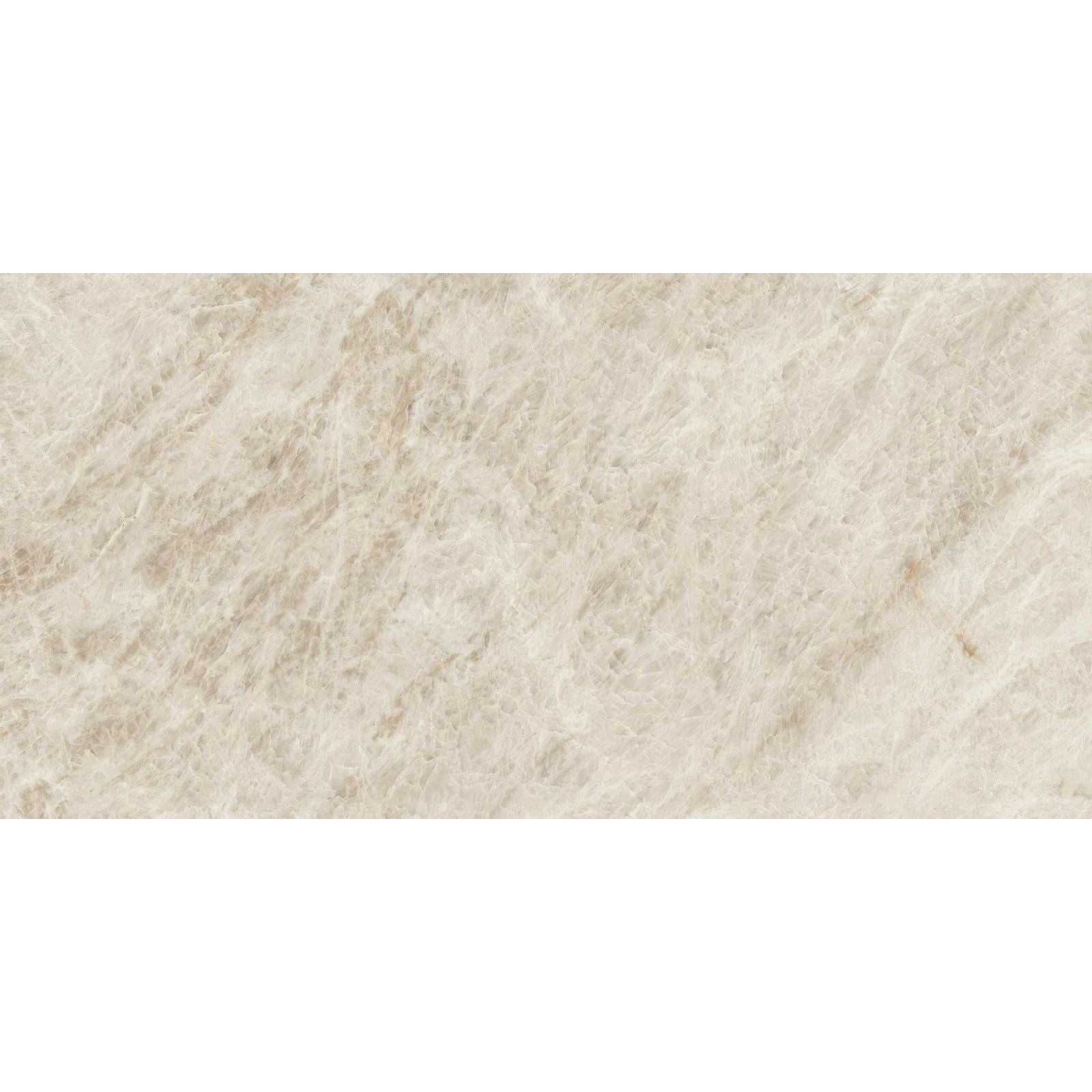 Beige marble tile with subtle veining and a smooth polished surface from Marvel Diva Taj Mahal polished and matt collection