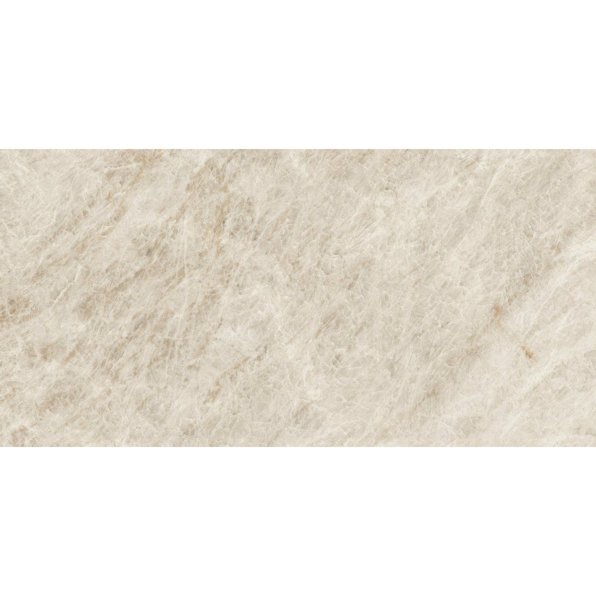 Beige marble tile with subtle veining and a smooth polished surface from Marvel Diva Taj Mahal polished and matt collection