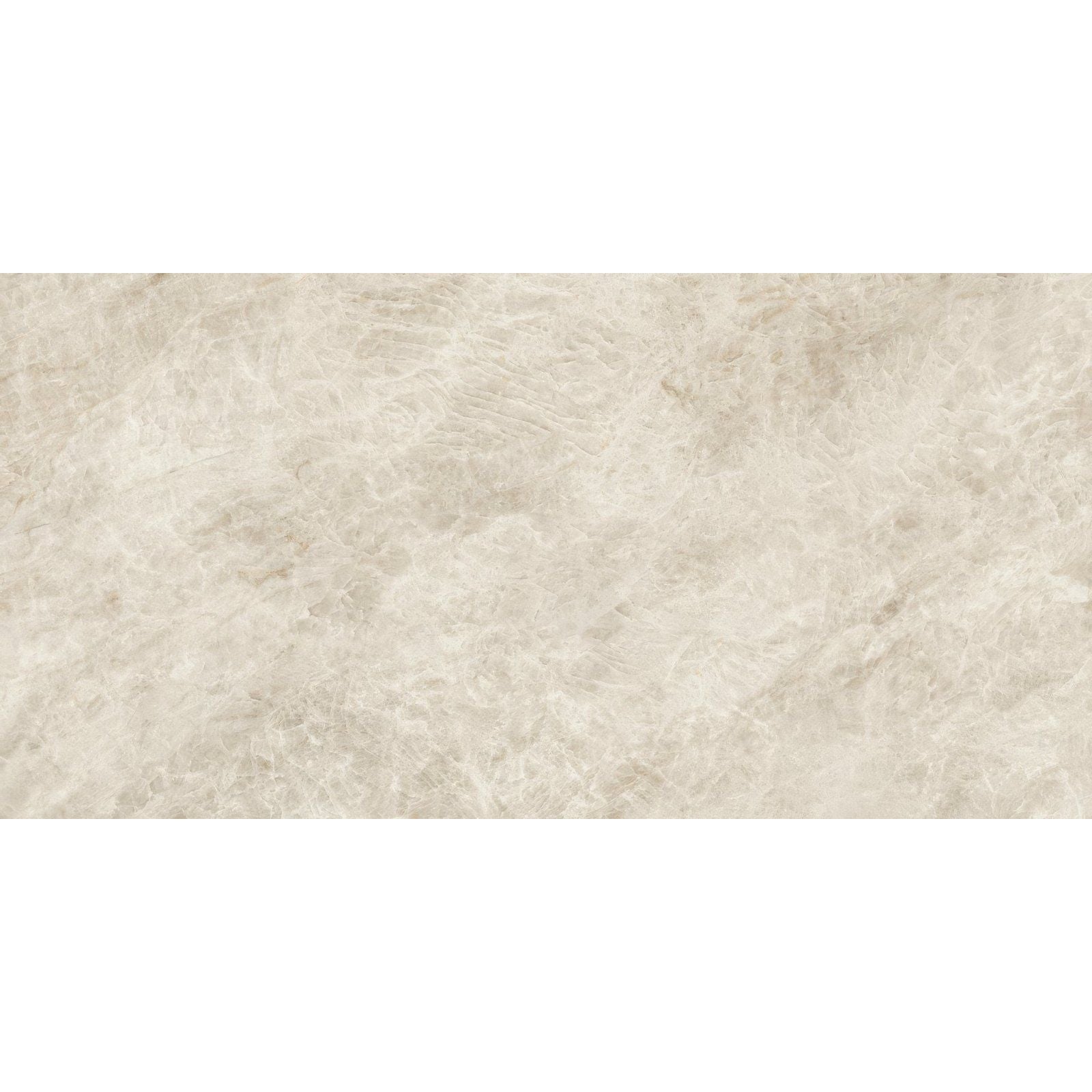 Beige marble-effect Marvel Diva Taj Mahal tile with subtle veining and smooth polished surface for elegant flooring