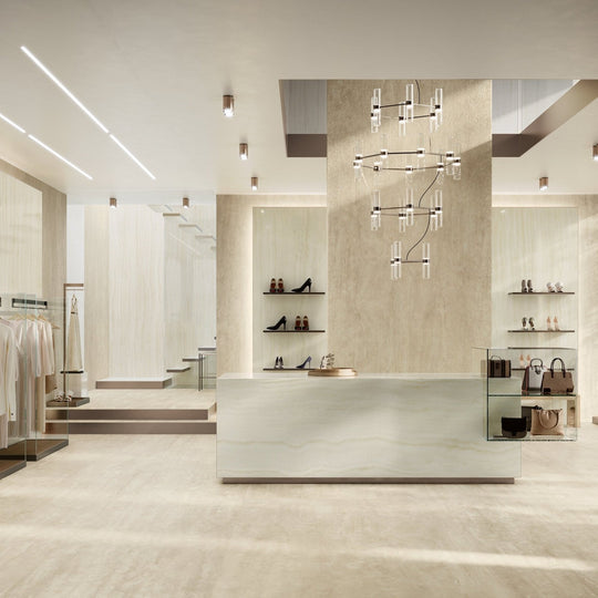 Marvel Epic Onyx Ivory, ivory onyx marble-effect tile
