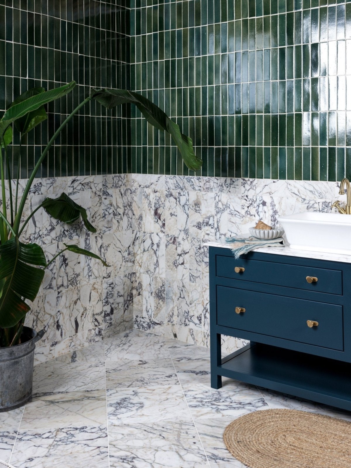 Medici Viola Marble Honed Brick