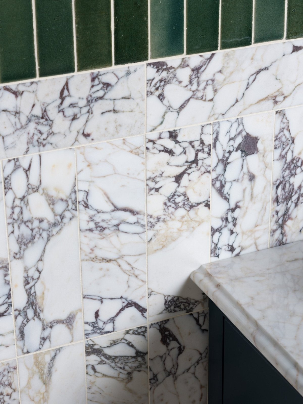 Medici Viola Marble Honed Brick