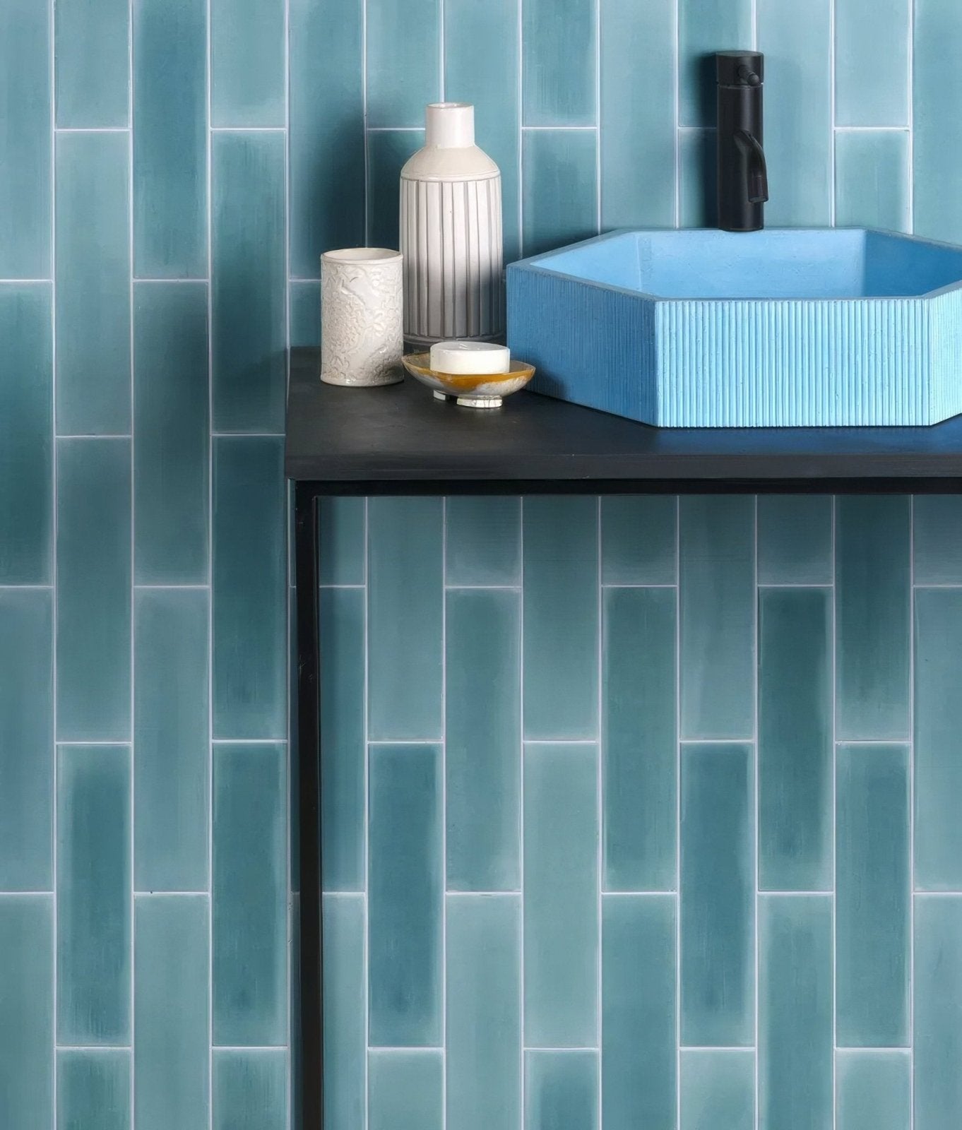Medina Brick Porcelain Aqua