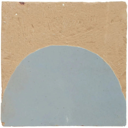 Medina Cornflower Blue Belen Handmade Moroccan Zellige Tile - alternate view