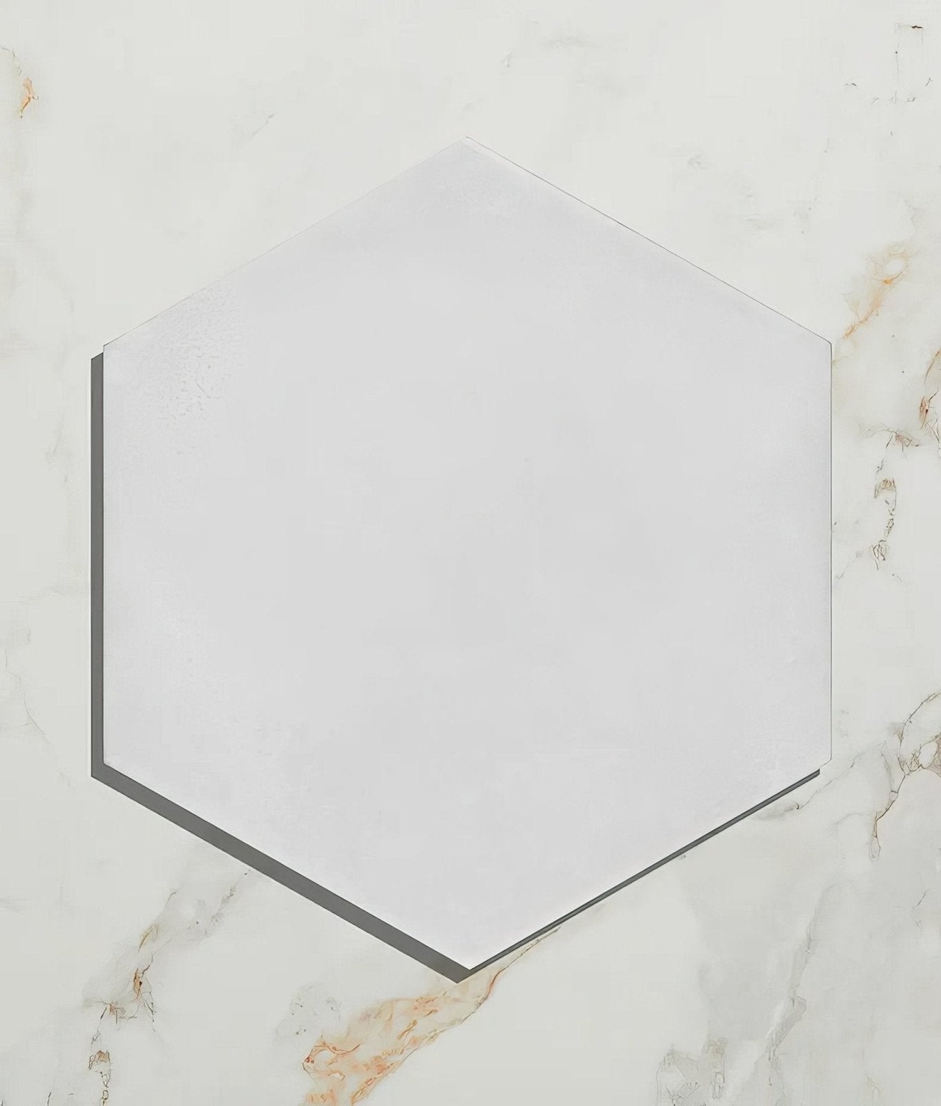 Medina Hexagon Porcelain Latte