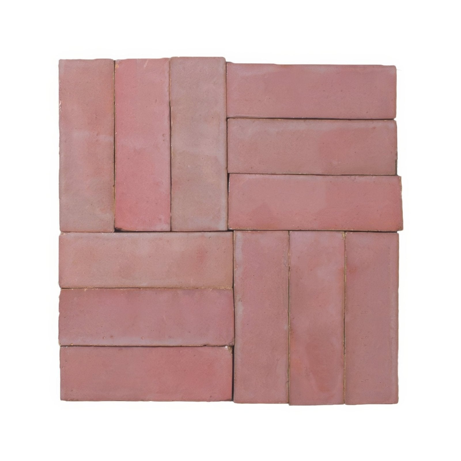 Medina Leather Pale Zellige Rectangle