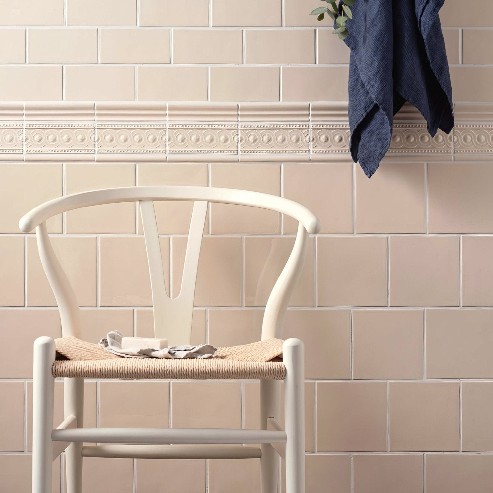 White wishbone melford baroque chair with woven natural fiber seat ideal for stylish indoor seating