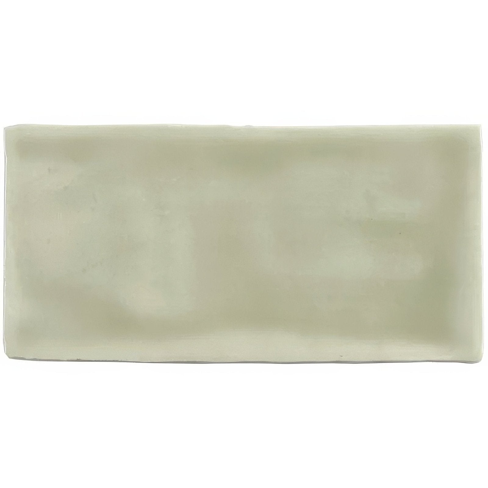 Mere brick tile a rectangular matte ceramic tile in soft off-white with subtle tone variations