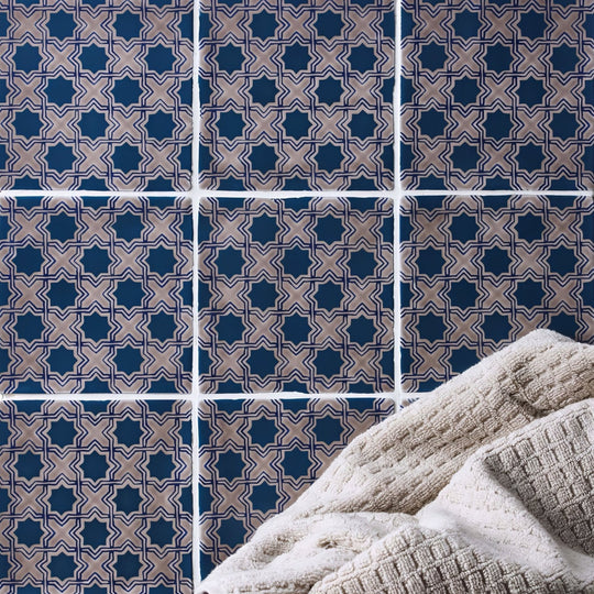 Merles on Truffle Wall Tile - alternate view