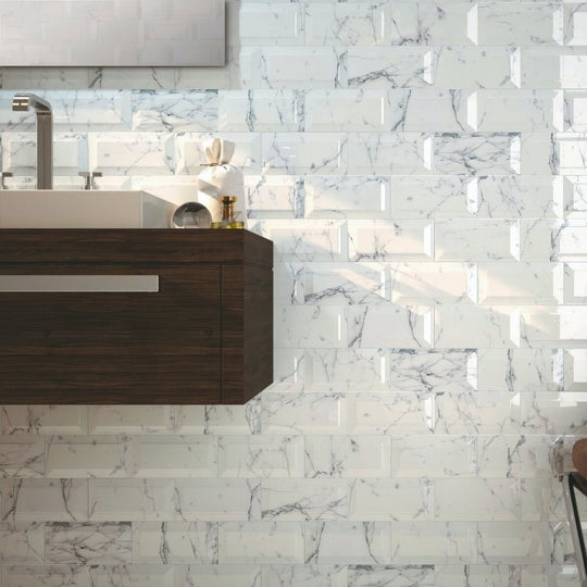 Metro Calacatta Gris Ceramic Gloss - alternate view