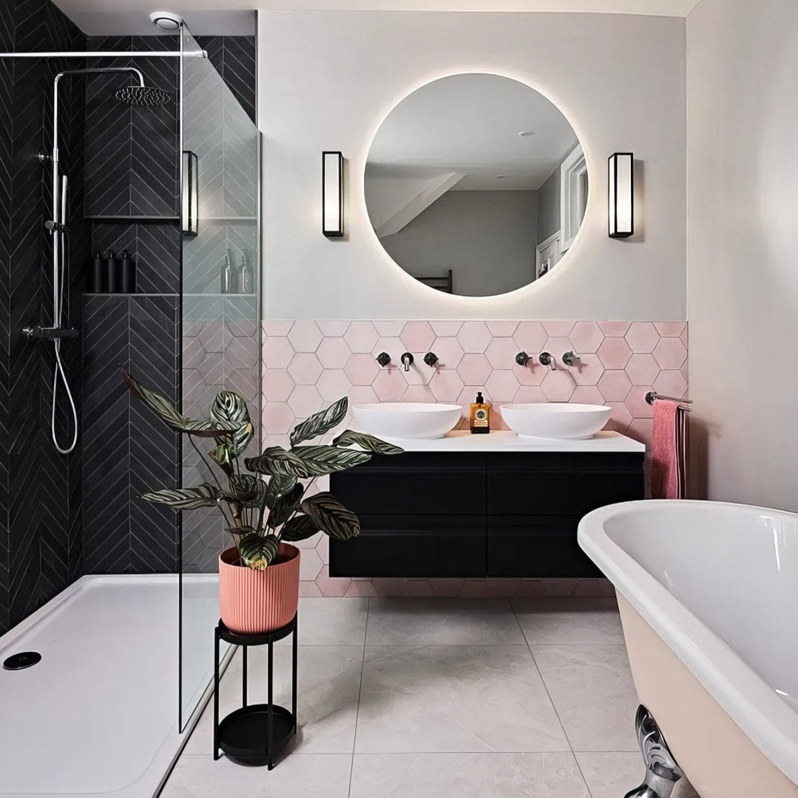 Metropolitan Slate Chevron Riven Finish