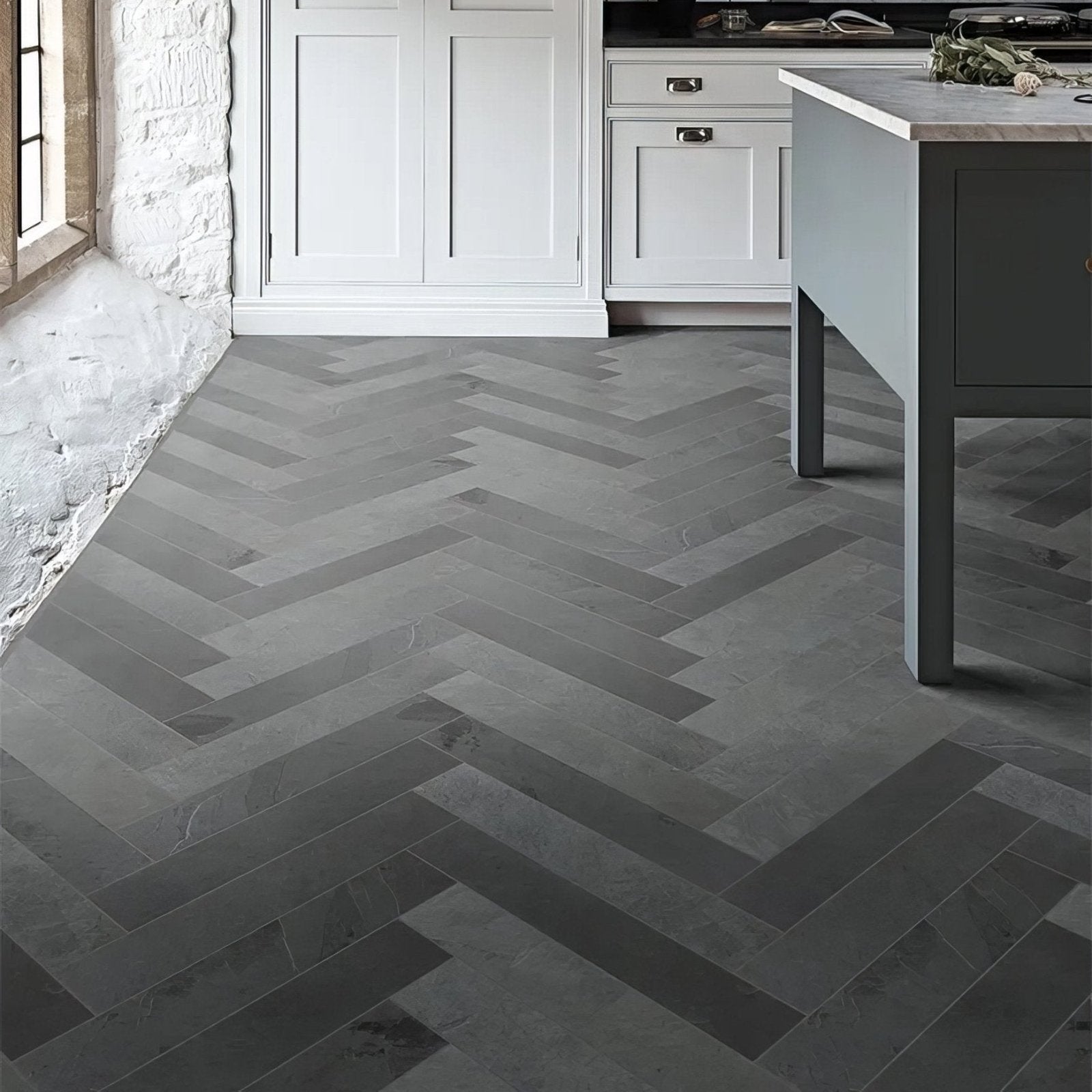 Metropolitan Slate Parquet Riven Finish