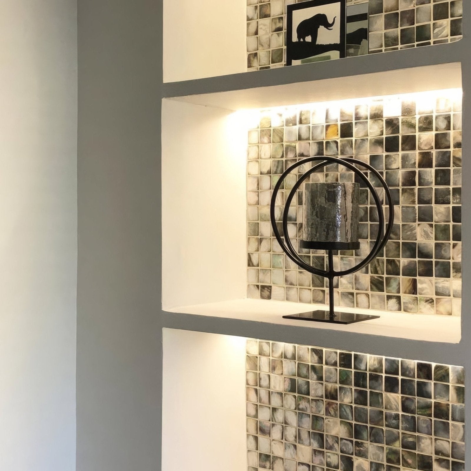 Midnight Pearl 25mm Square