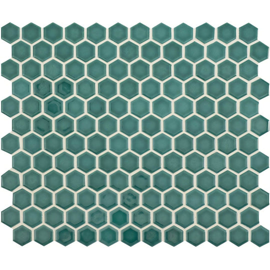 Mini Green Gloss Hexagon - alternate view