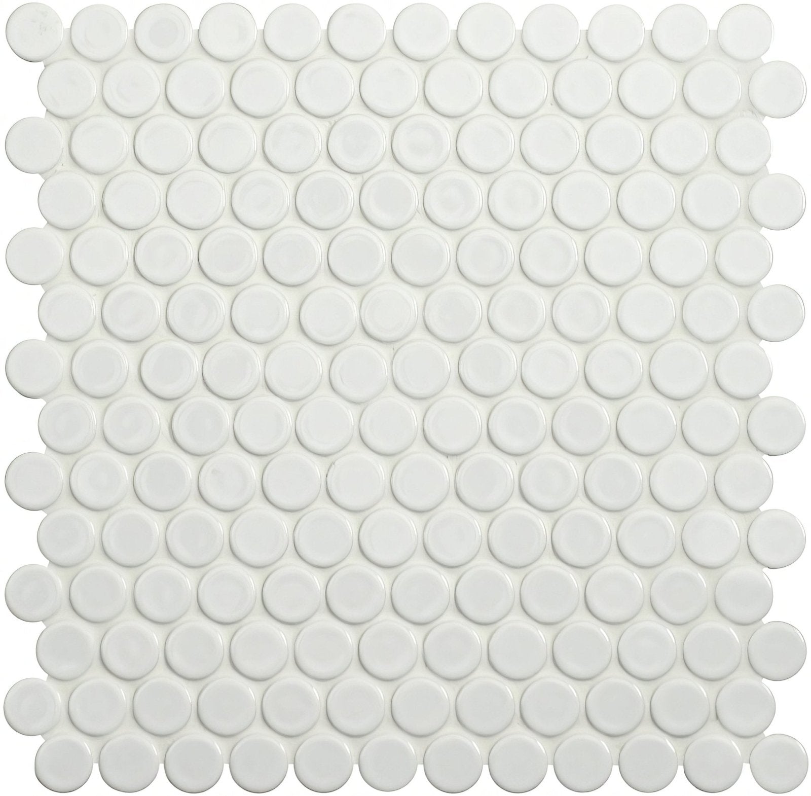 Mini White Penny Round