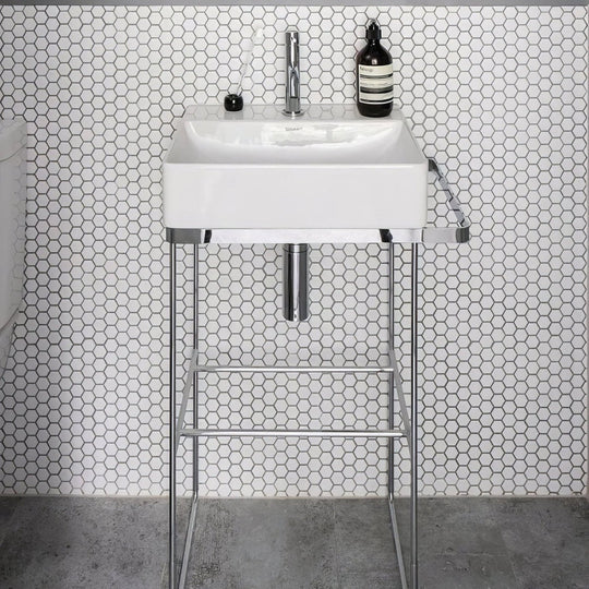 Mono Hex Porcelain Mosaic Blanc - alternate view