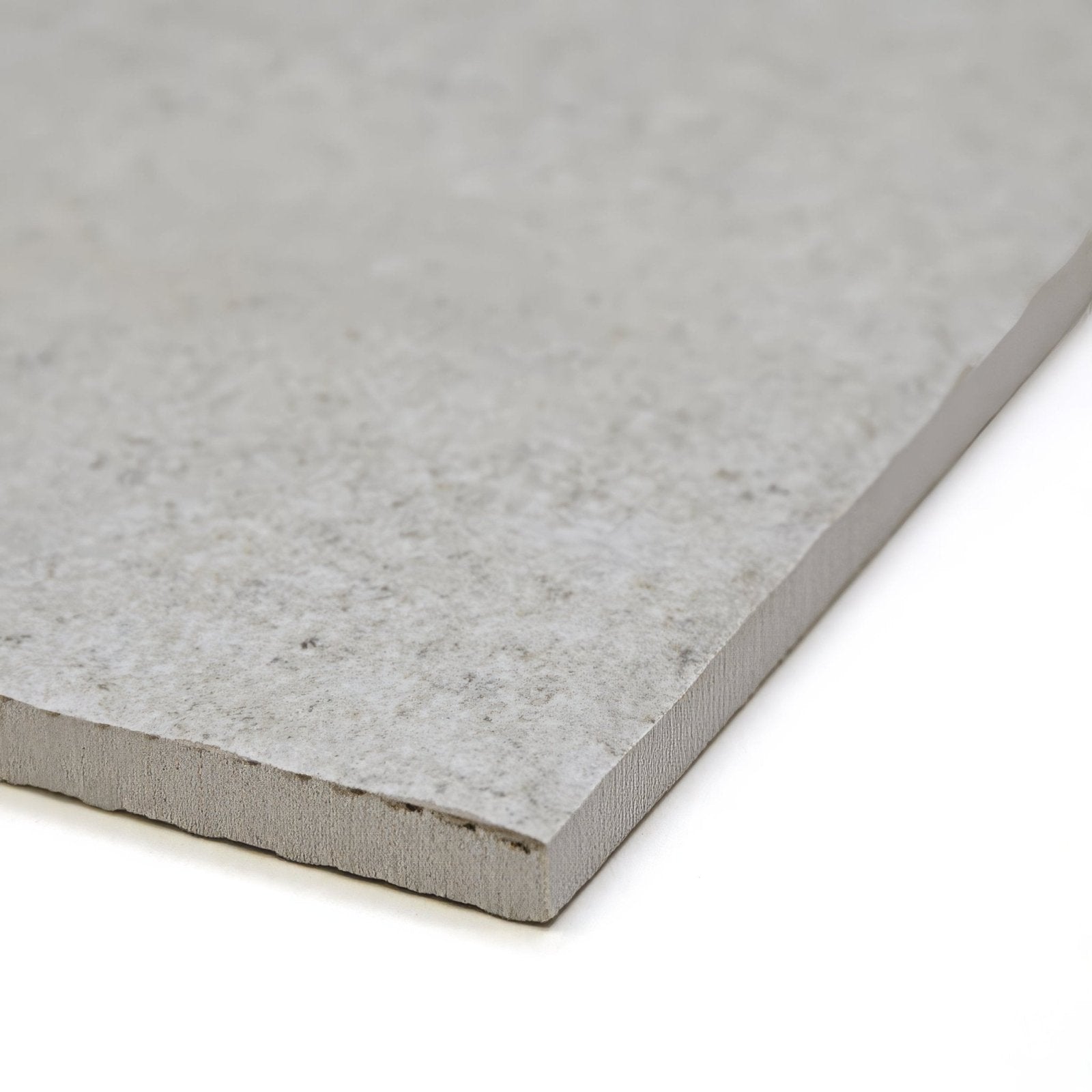 Montpellier florac 60 x 90cm gray speckled ceramic tile with smooth textured surface and beveled edges