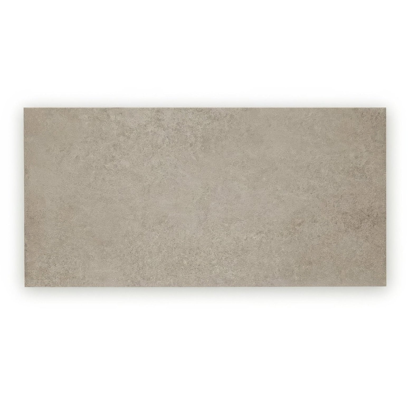 Rectangular gray concrete-effect tile montpellier portes 60 x 30cm with subtle textured surface for flooring or walls