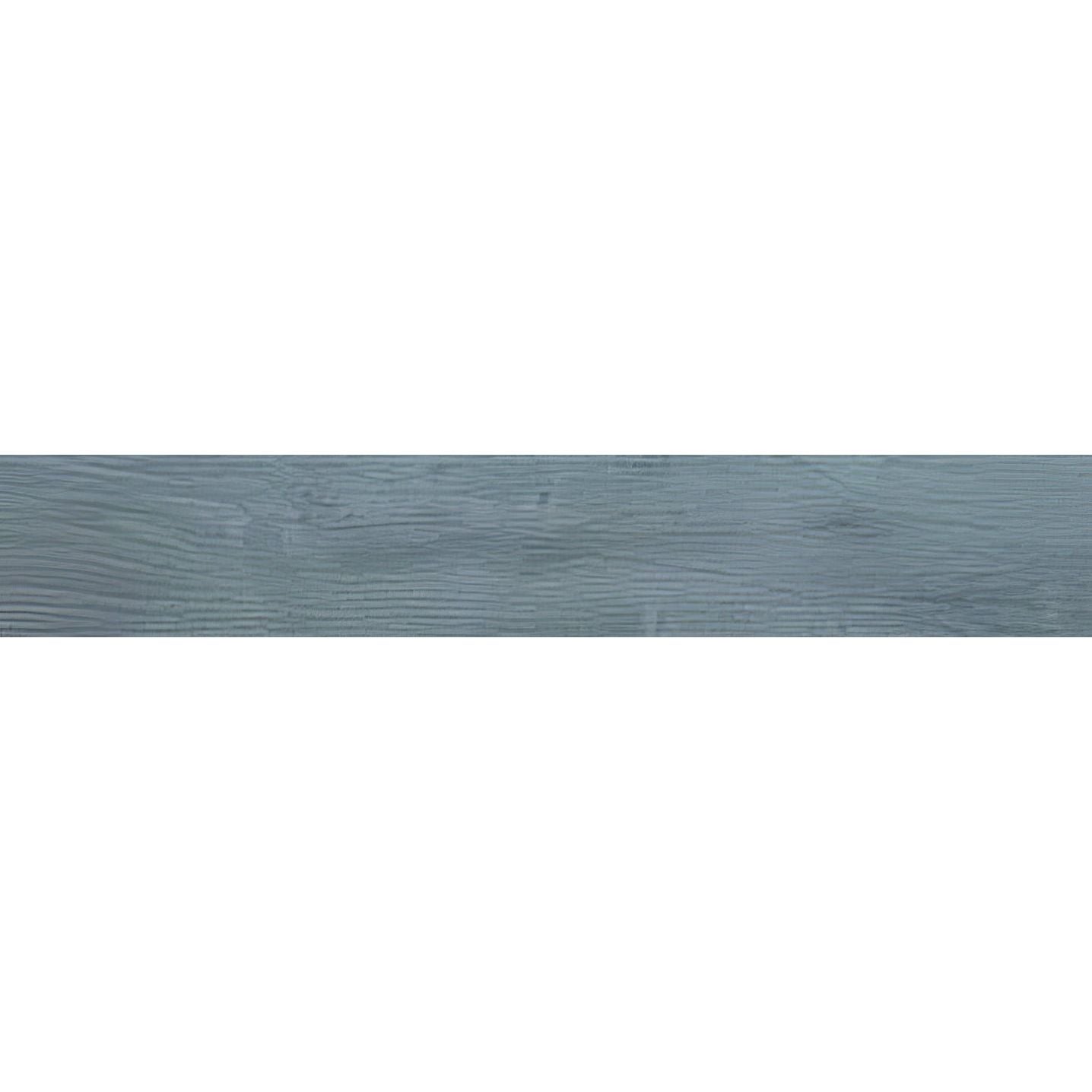 A rectangular light blue-gray wood plank with subtle textured grain pattern for nebraska marine matt 60x10cm