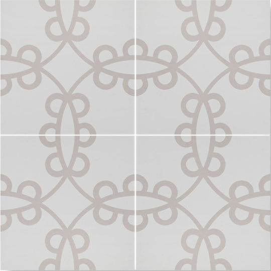 Neisha Crosland Tulia Molly Portland Porcelain Floor Tile 20x20cm - Cream & Beige