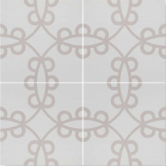 Neisha Crosland Tulia Molly Portland Porcelain Floor Tile 20x20cm - Cream & Beige