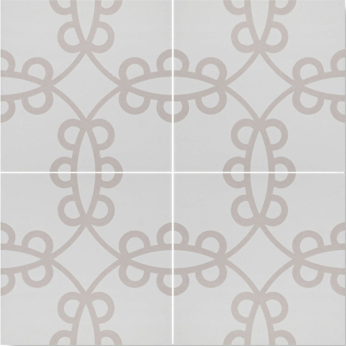Neisha Crosland Tulia Molly Portland Porcelain Floor Tile 20x20cm - Cream & Beige