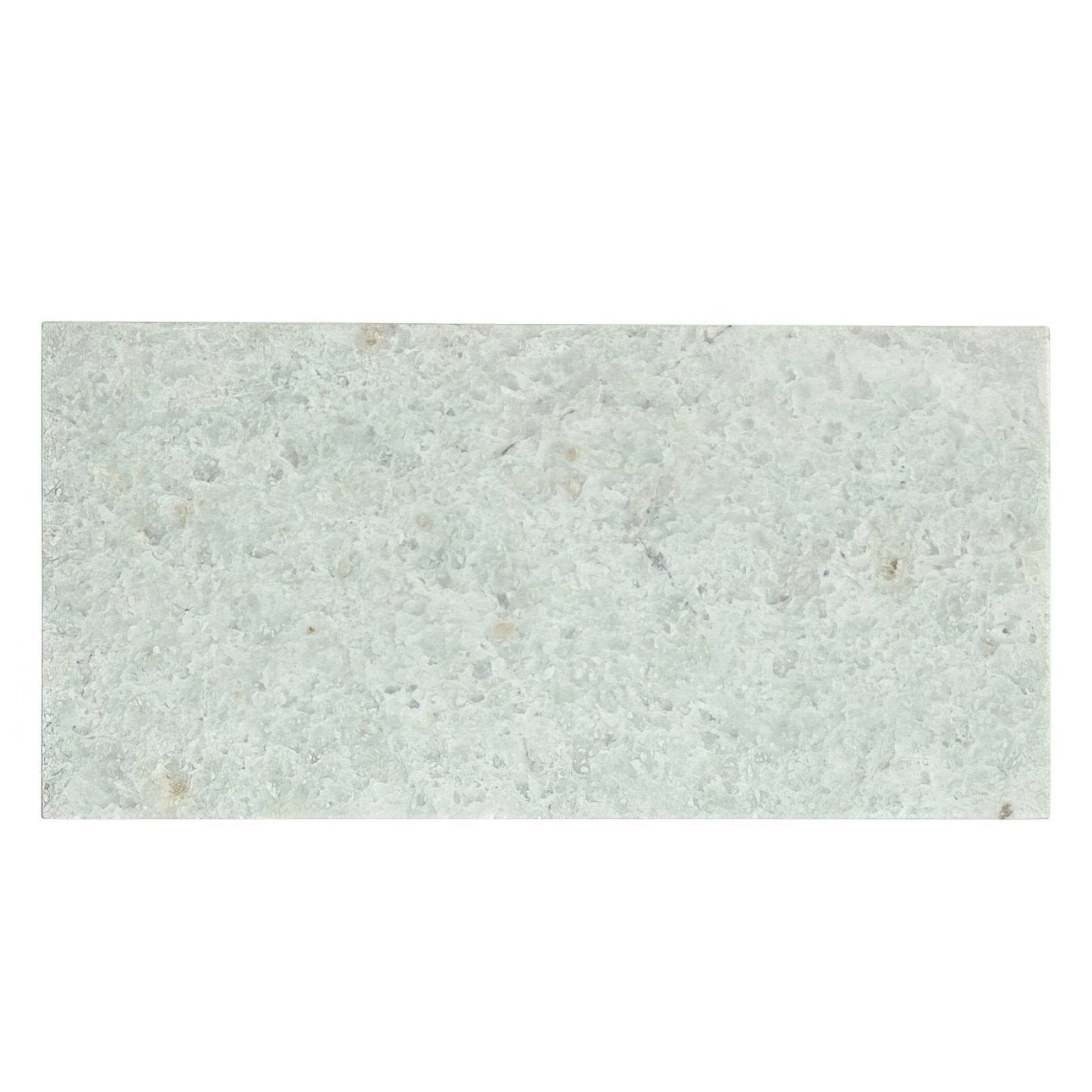 North haven rectangle marble tile 10x30cm in light gray with subtle veining and a smooth polished surface