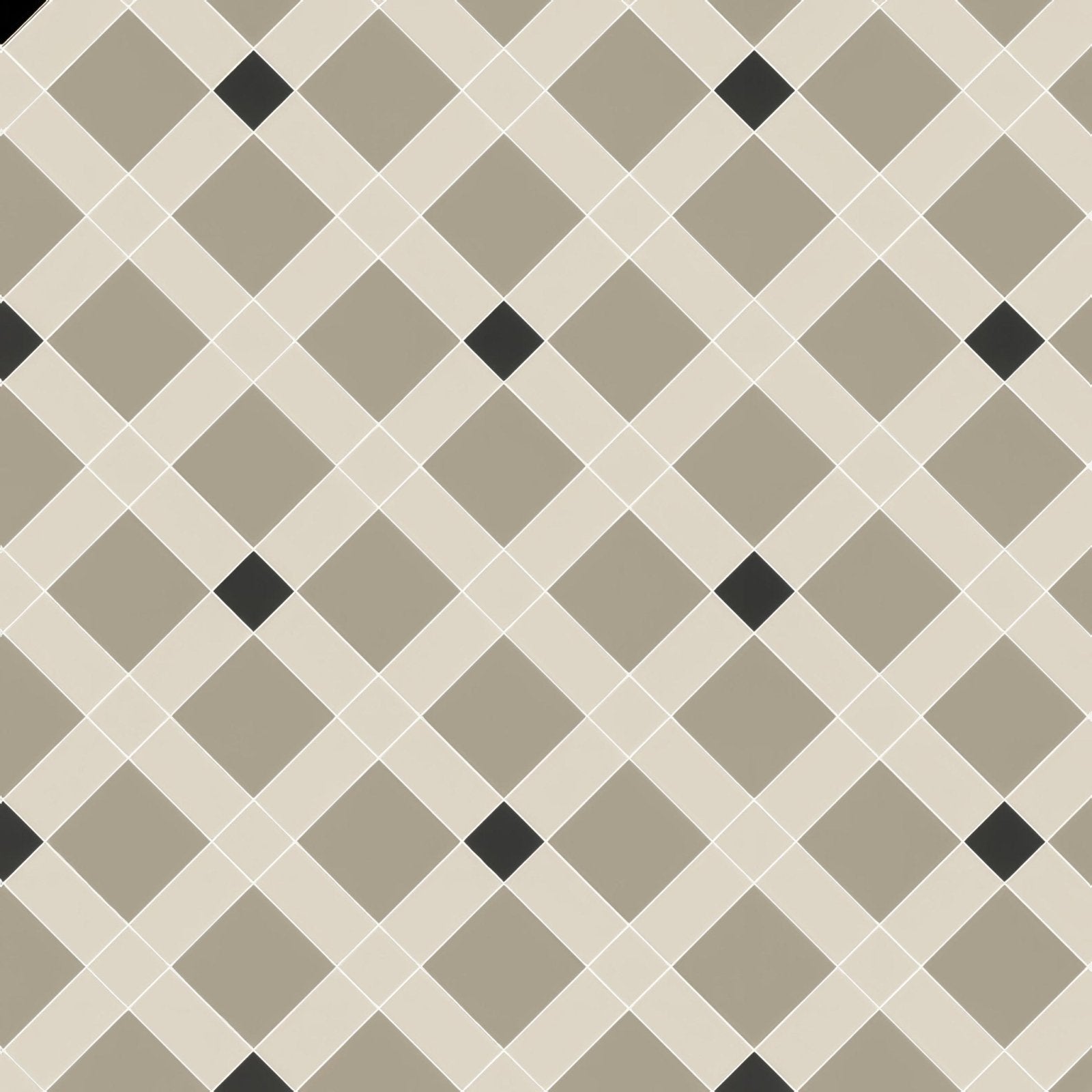 Beige and black diamond patterned tile flooring in norwich dover white holkham dune and black design