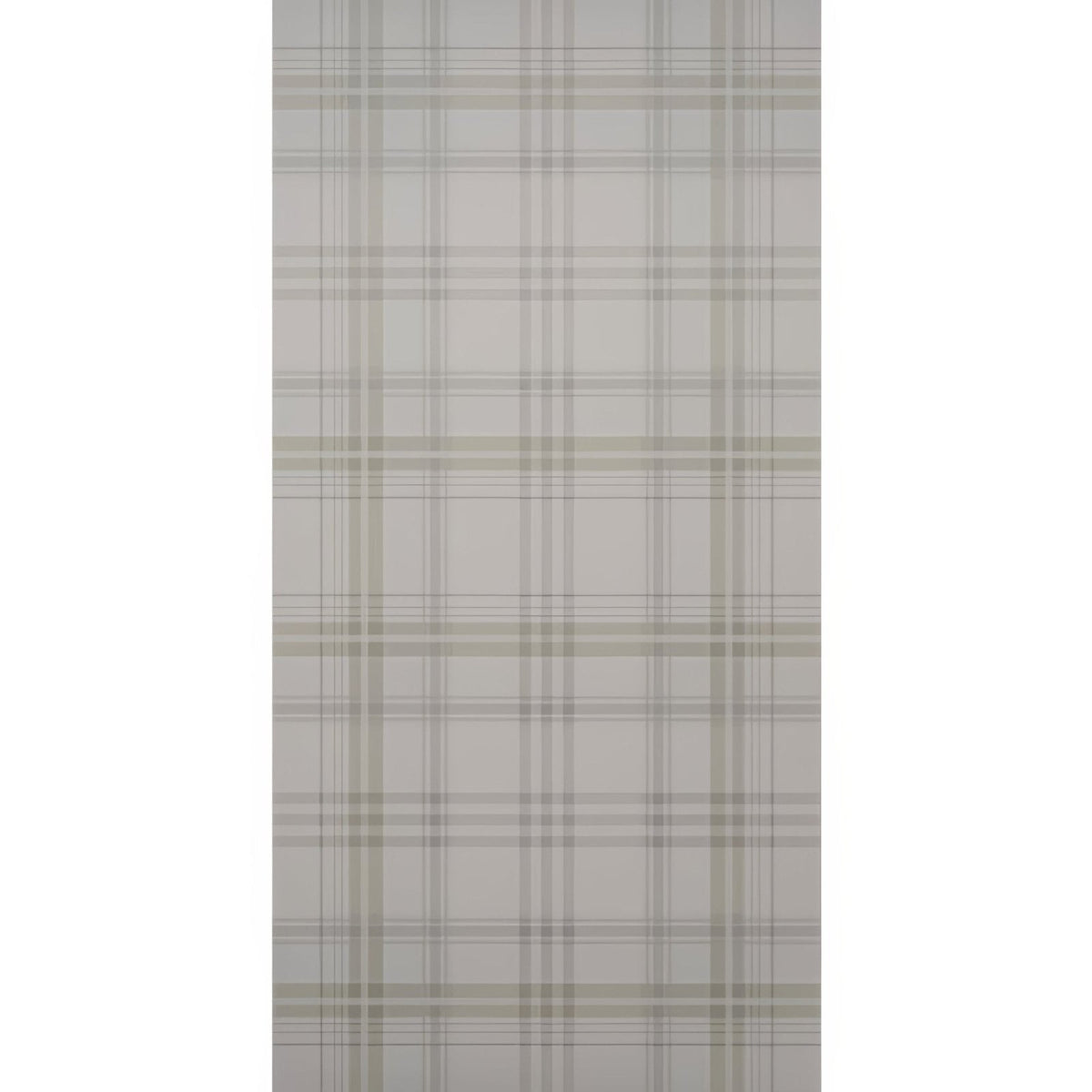 Nova scotia mulgrave 60x30cm soft gray plaid wallpaper with subtle beige and dark charcoal intersecting stripes