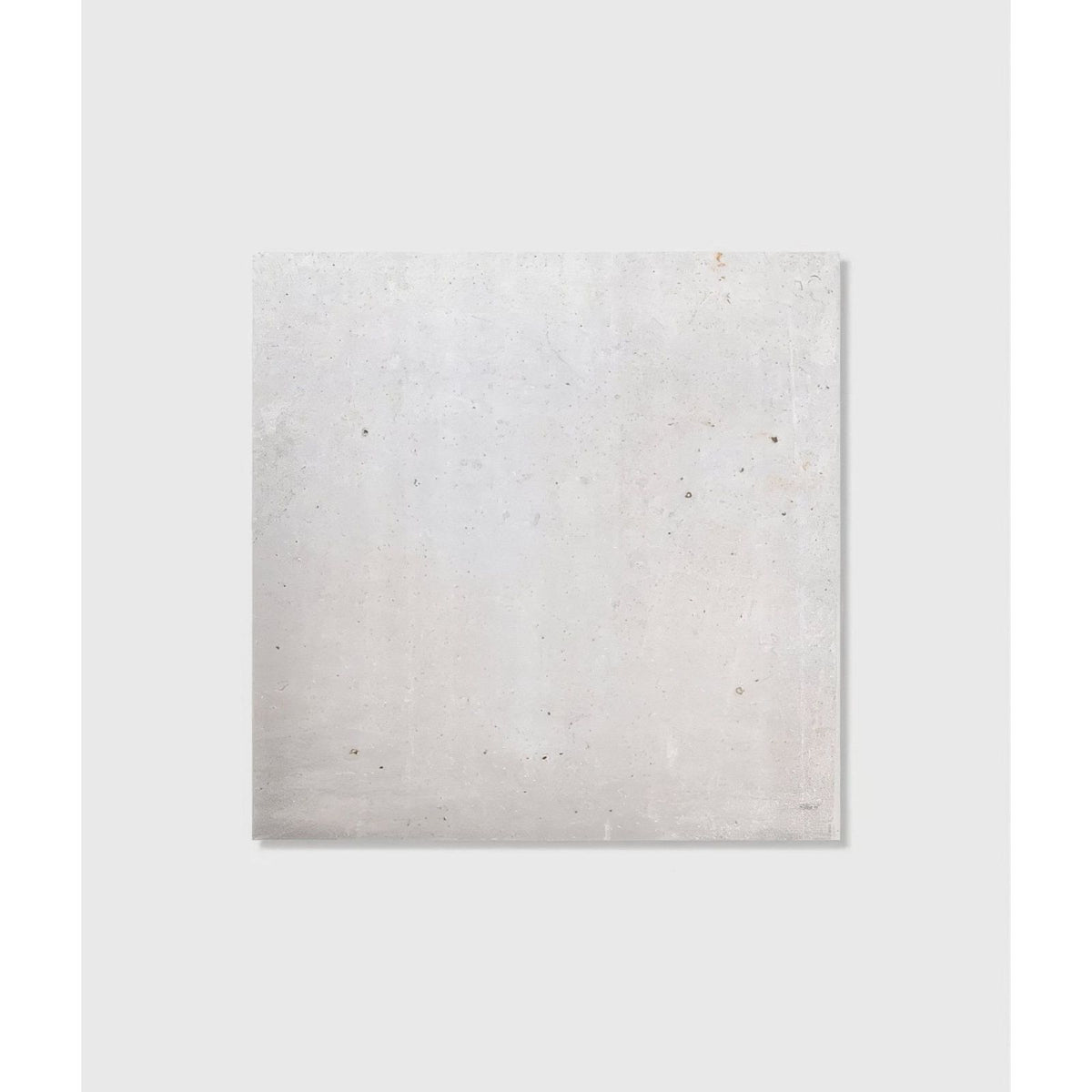Nuance Ceramic minimalist abstract painting with textured off-white canvas and subtle grayish undertones and speckles