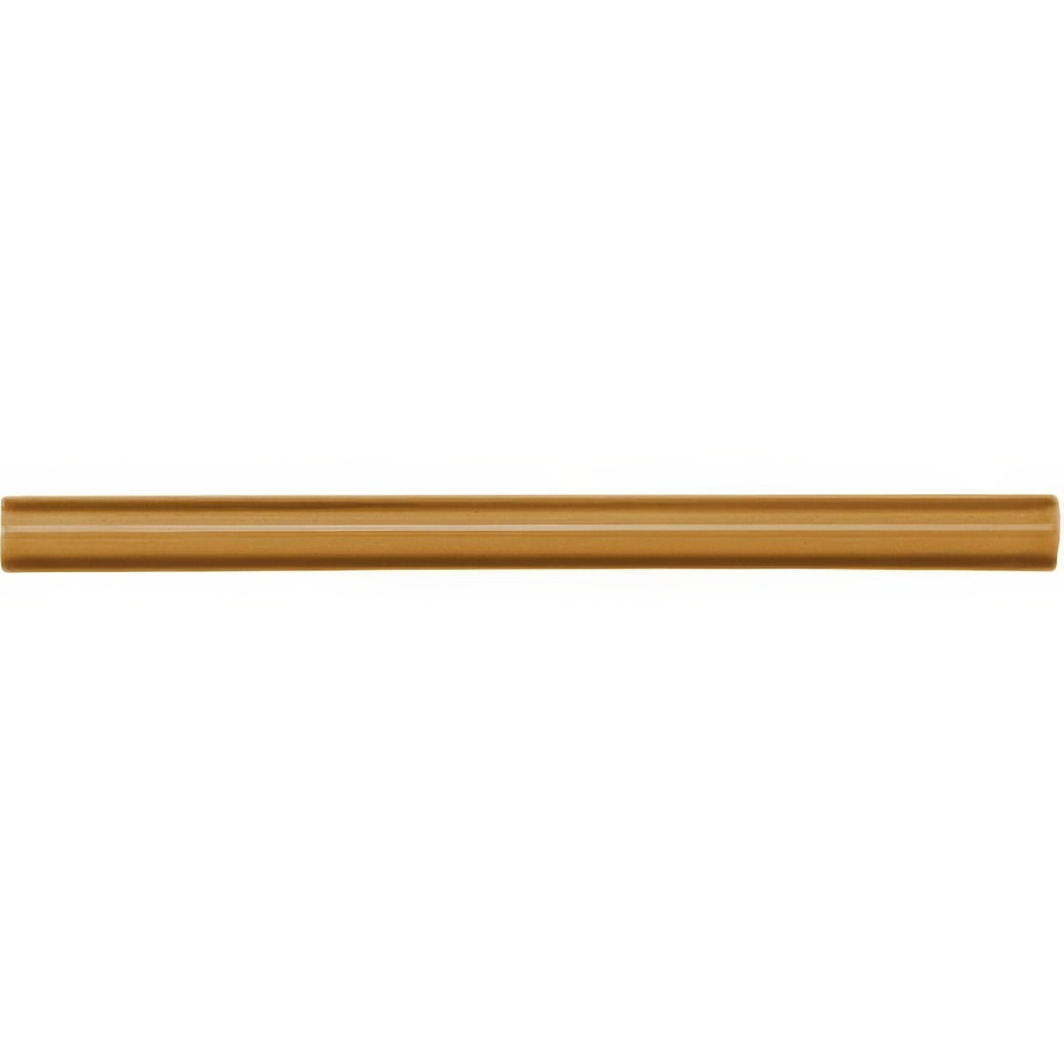 Ochre Omega Moulding Ceramic Wall Tile 152x12mm - Gloss - Yellow & Gold