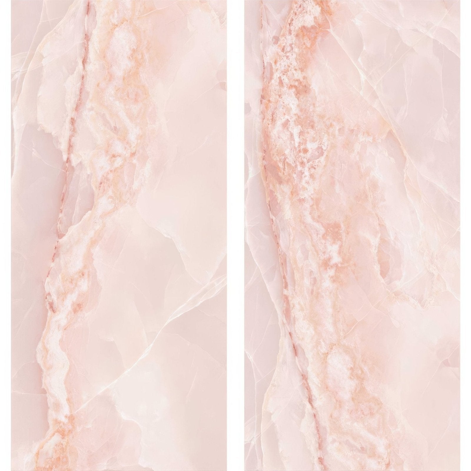 Onyx Pink in Polished and Matt Tiles shown as flooring
