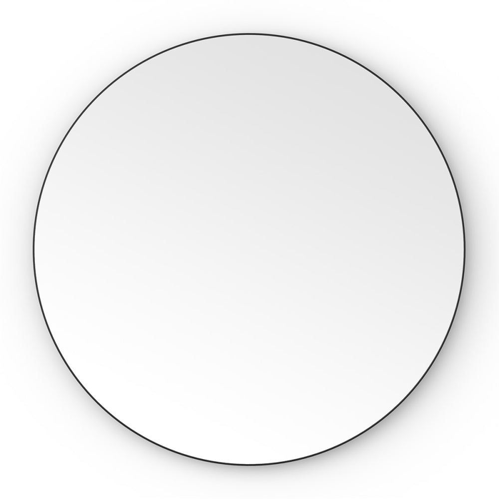 Oslo Round Mirror 60cm in Black - Origins Living, view 3