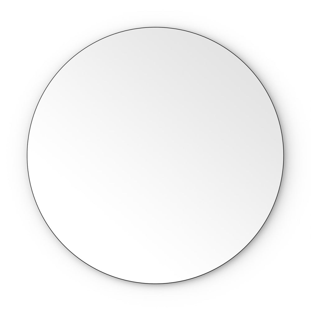 Oslo Round Mirror 100cm in Black - Origins Living, view 4