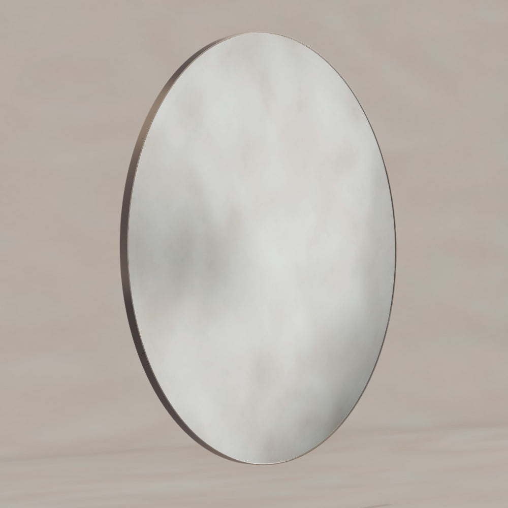 Oslo Round Mirror 100cm in Brushed Bronze - Origins Living