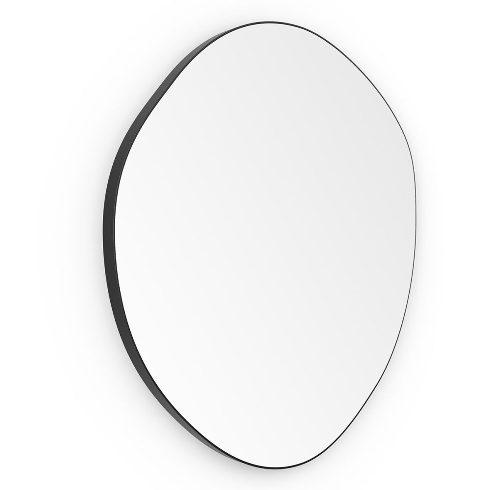 Oslo Organic Mirror 60cm in Black - Origins Living