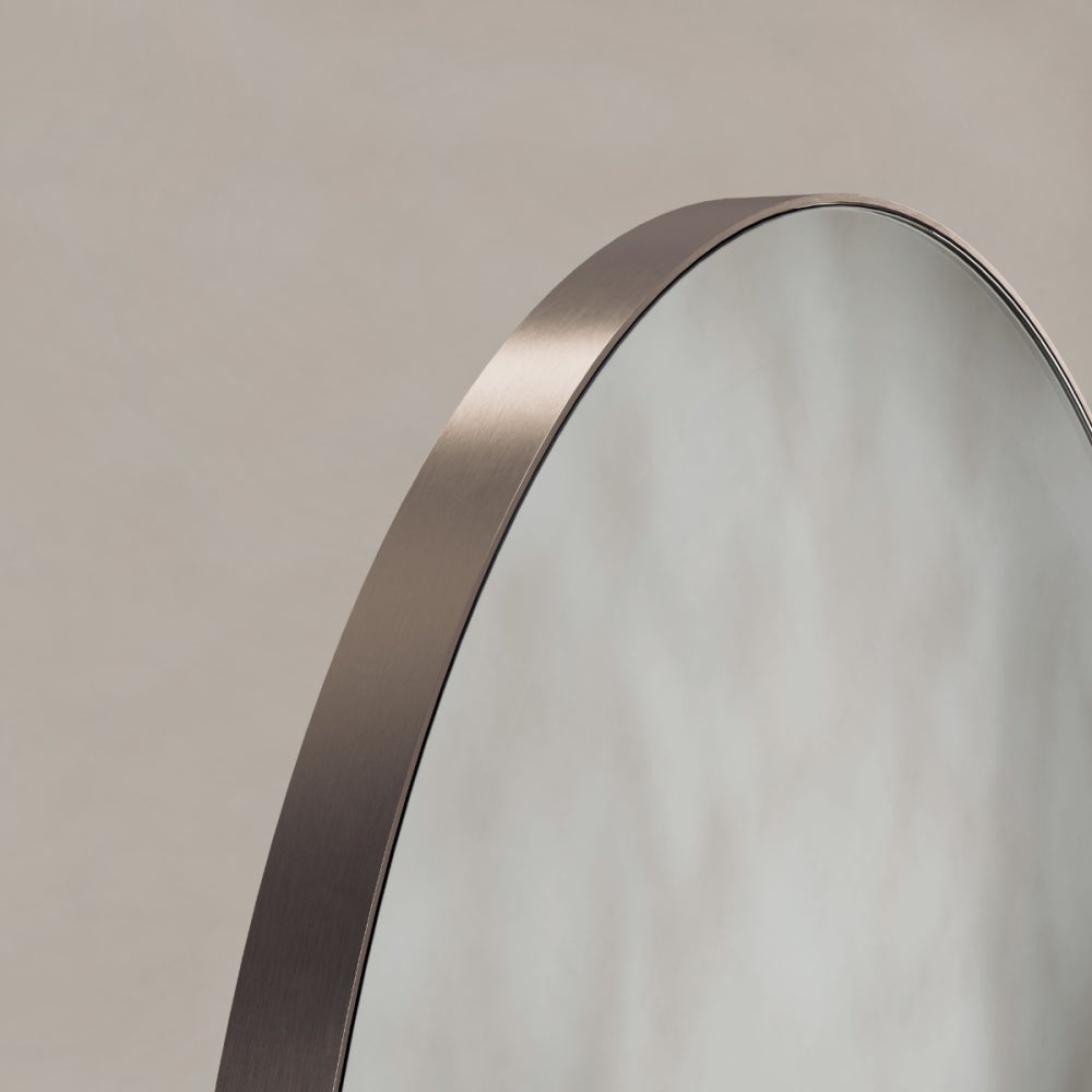 Oslo Arch Mirror 50x100cm in Brushed Bronze - Origins Living, view 4
