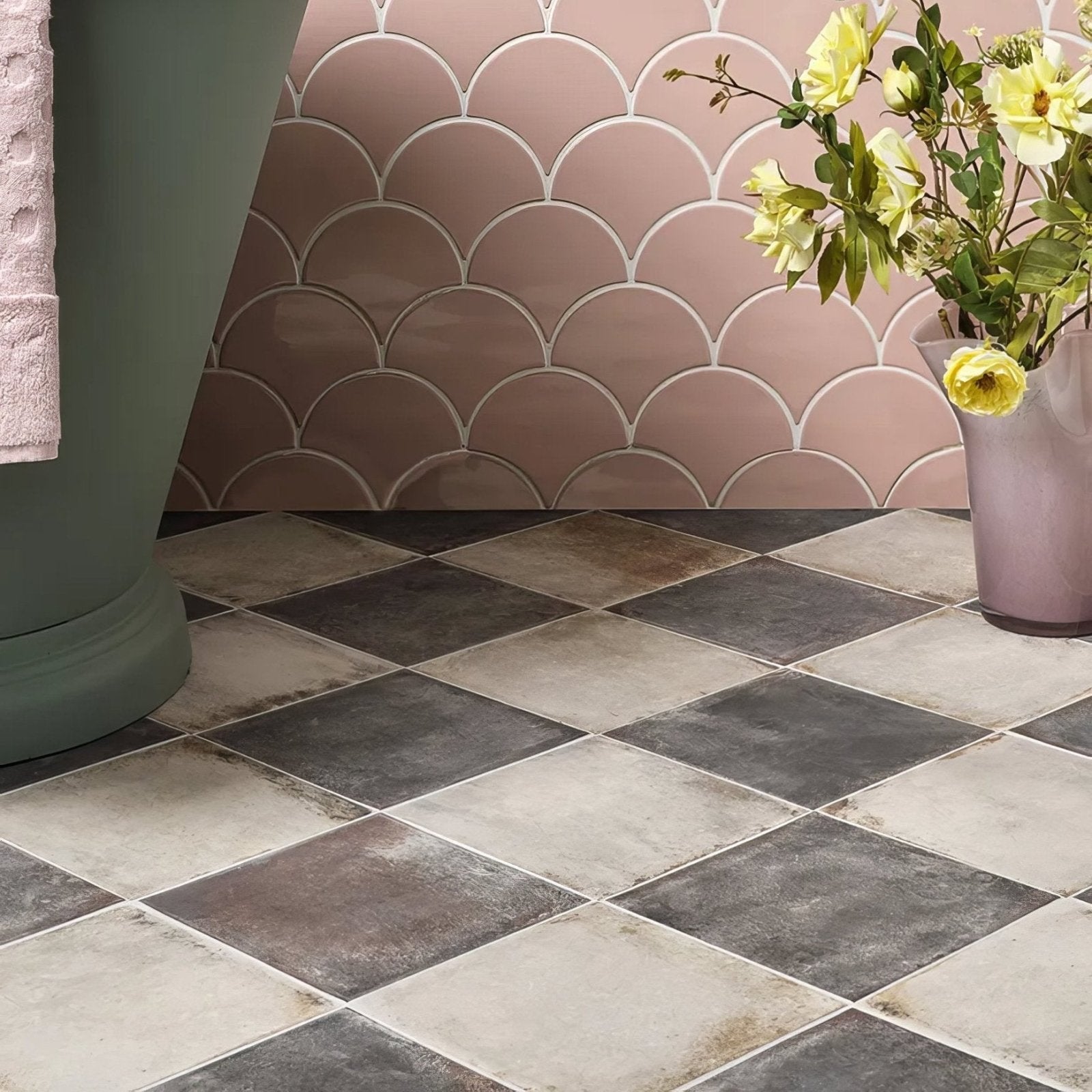 Osterley Porcelain Black Square