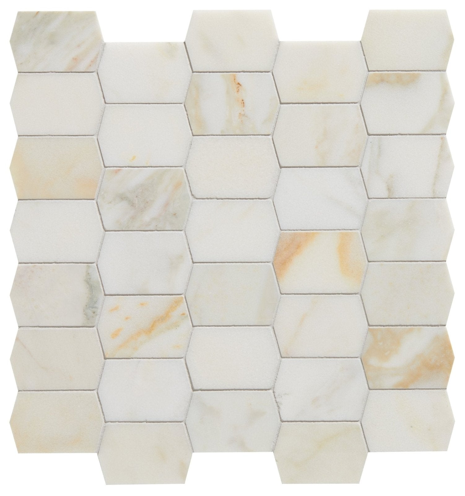 Palazzo Oro Marble Picket Mosaic