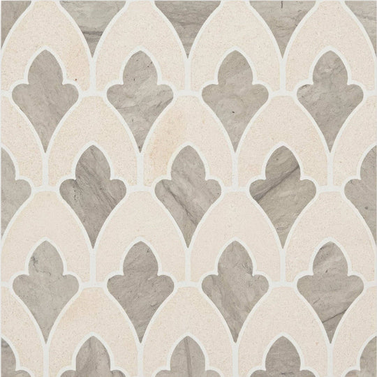Palazzo Valentini Natural Stone Mosaic Wall & Floor Tile 24x24cm - alternate view